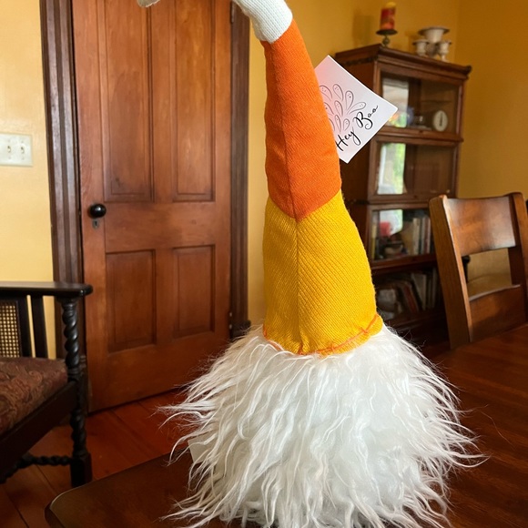 Halloween Gnome with Candy Corn Cap!  19” tall - Picture 2 of 4